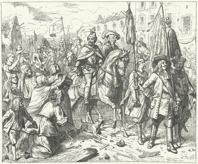 Los libertadores de Viena entrando en la ciudad, 1683 de Wilhelm Camphausen
